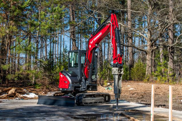 Rental store for Mini Excavator  5.5 Ton w  500  Hammer in Ukiah CA
